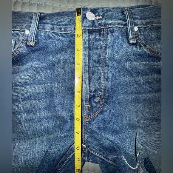 Mother Jeans Women's The Insider Crop Step Fray Girl Crush Raw Hem no size tag - Picture 5 of 15